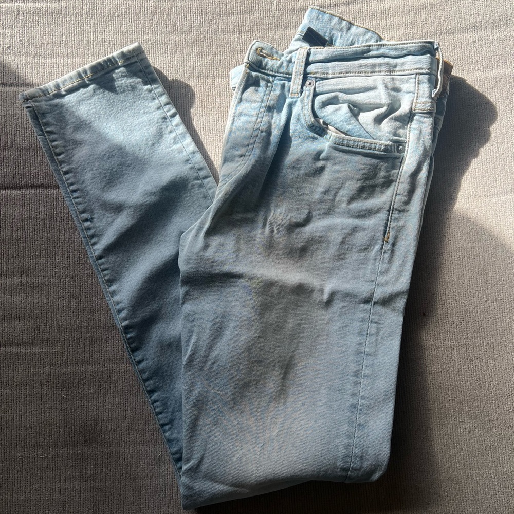 Men blue skinny jeans